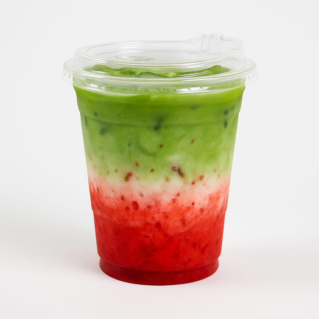 Strawberry Matcha Latte