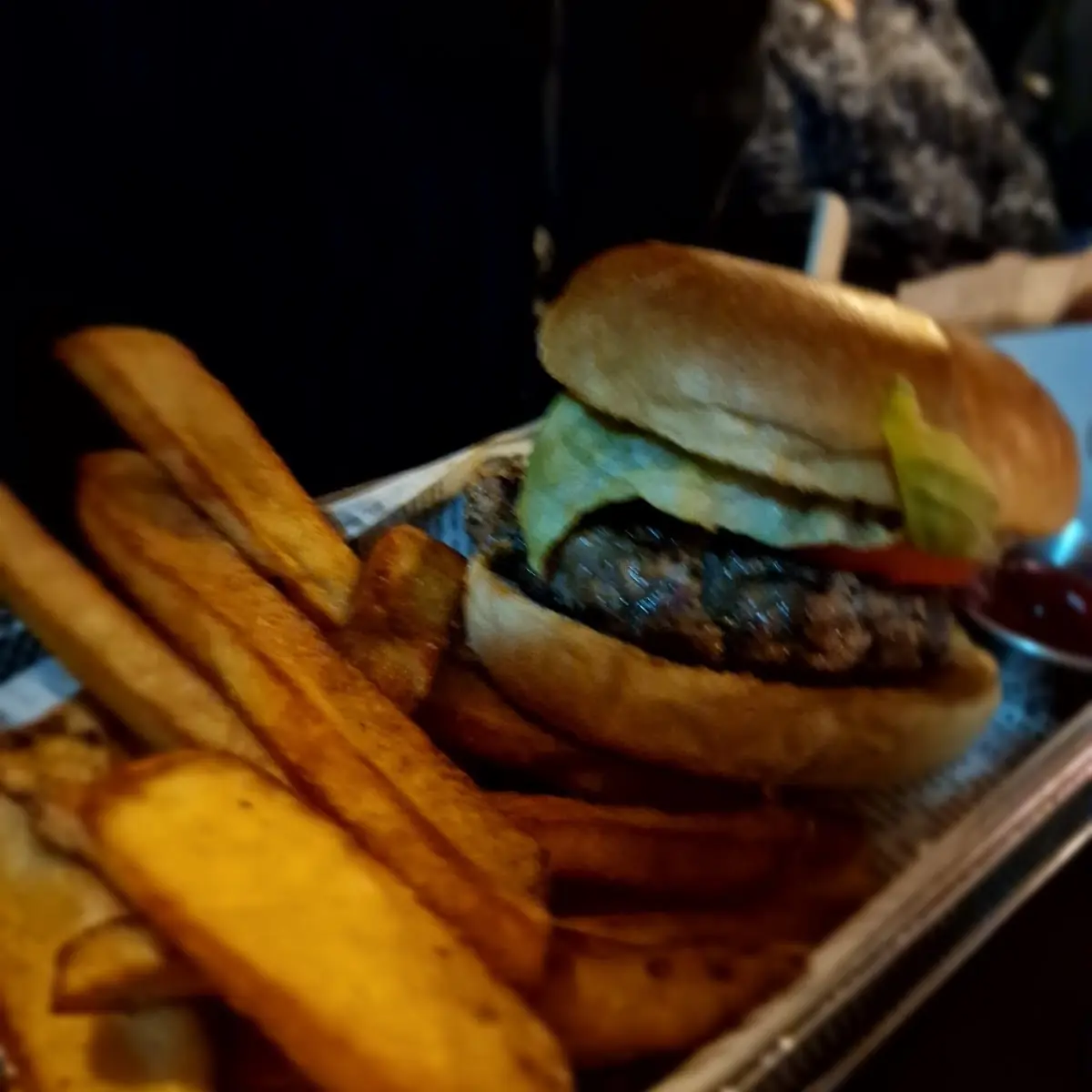 Burger and Fries