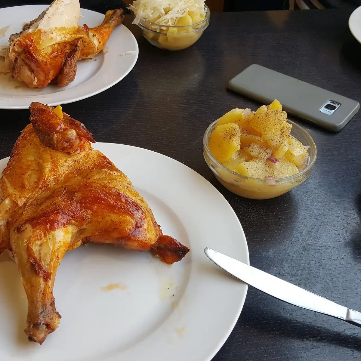 ½ Grillhendl