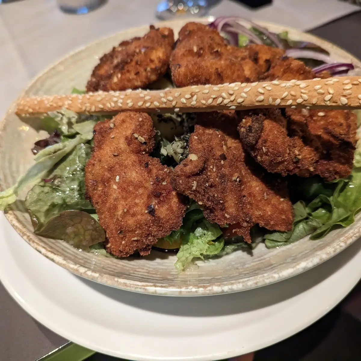 Wiener Backhendlsalat
