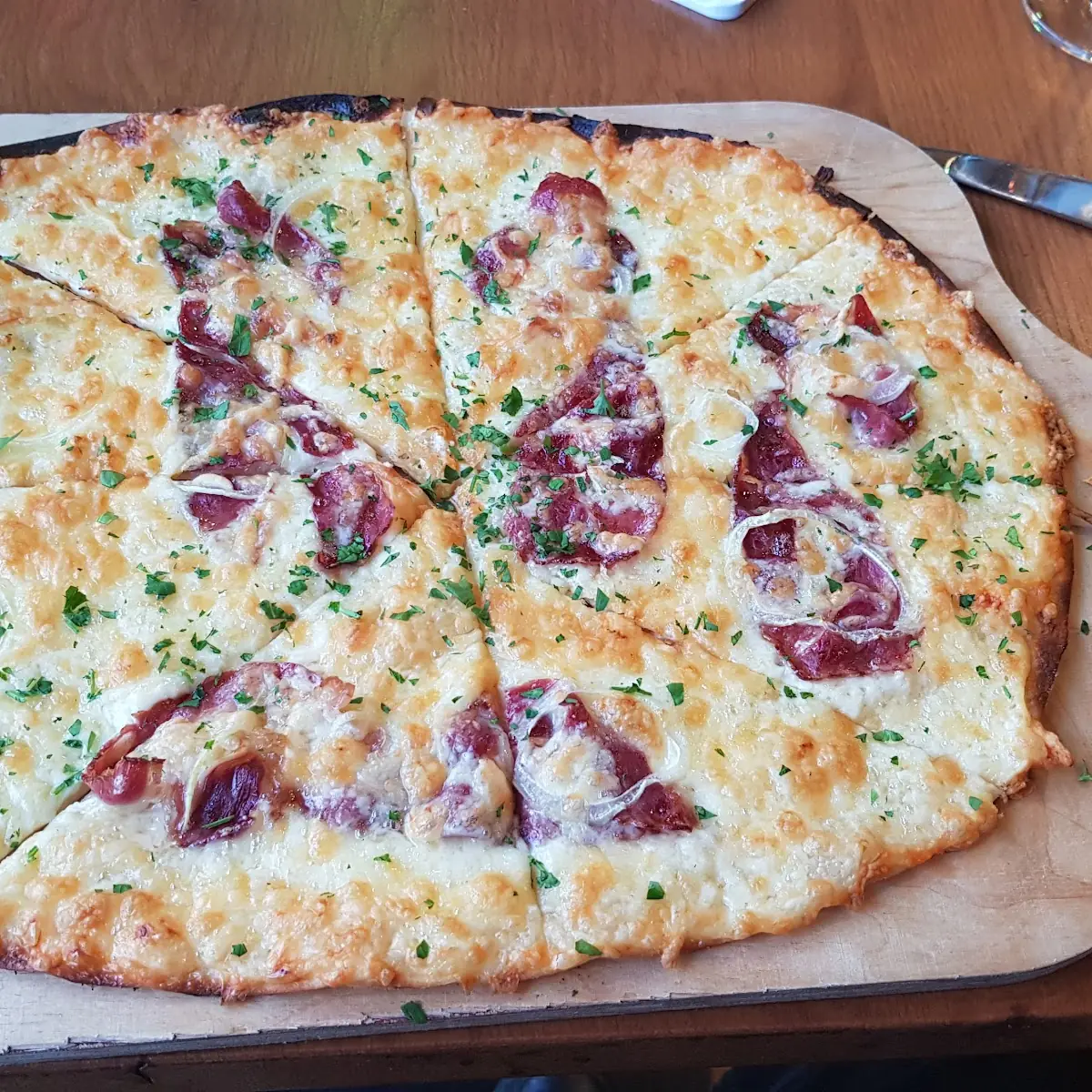 Flammkuchen Mit Speck