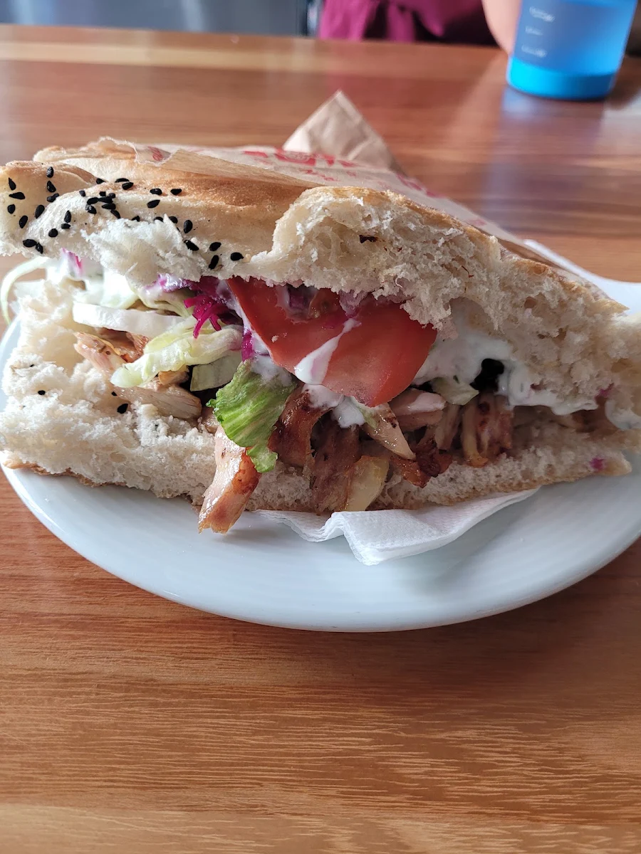 Kebab Sandwich Mit Käse