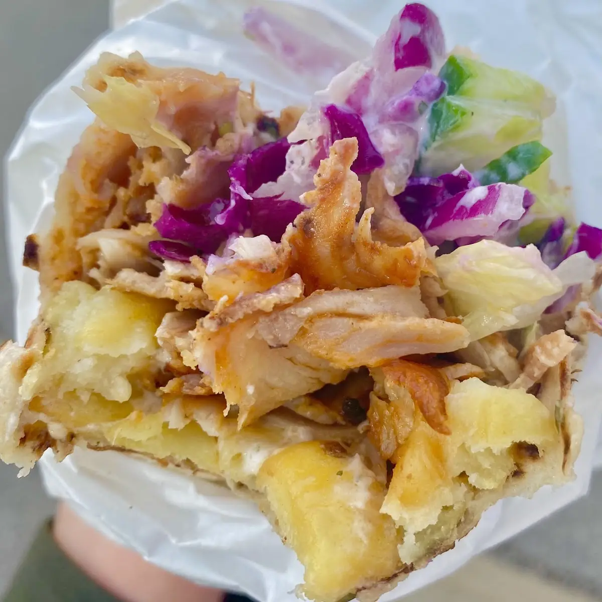 Chicken Kebab With Chips