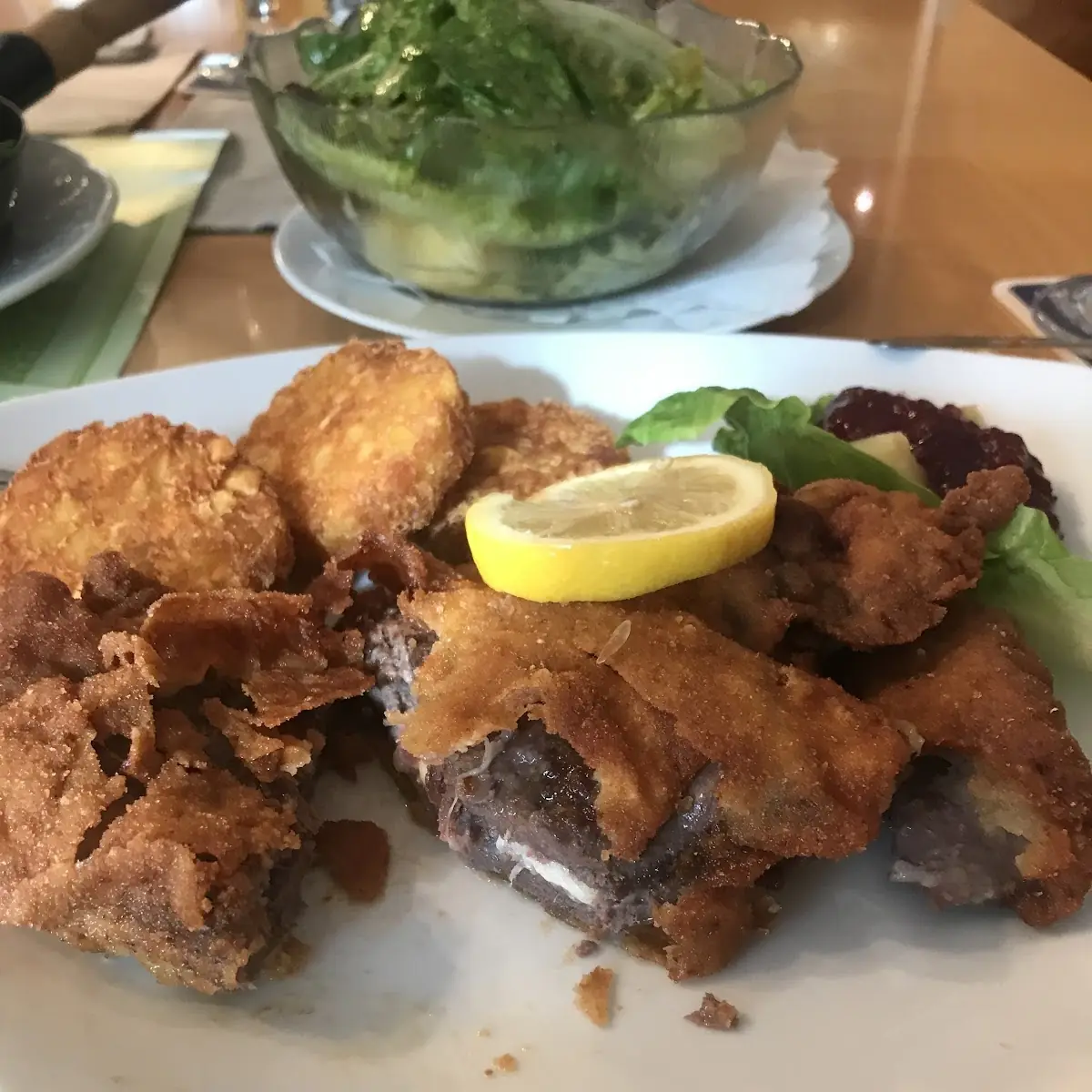 Wildschwein Schnitzl Gefüllt