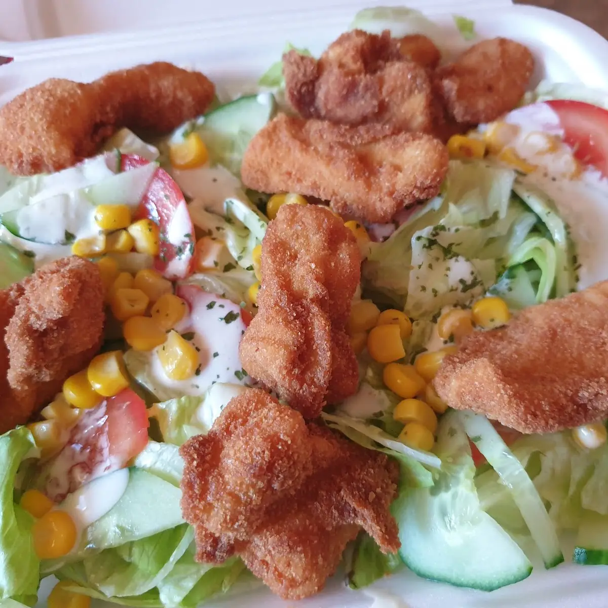 Backhendlsalat