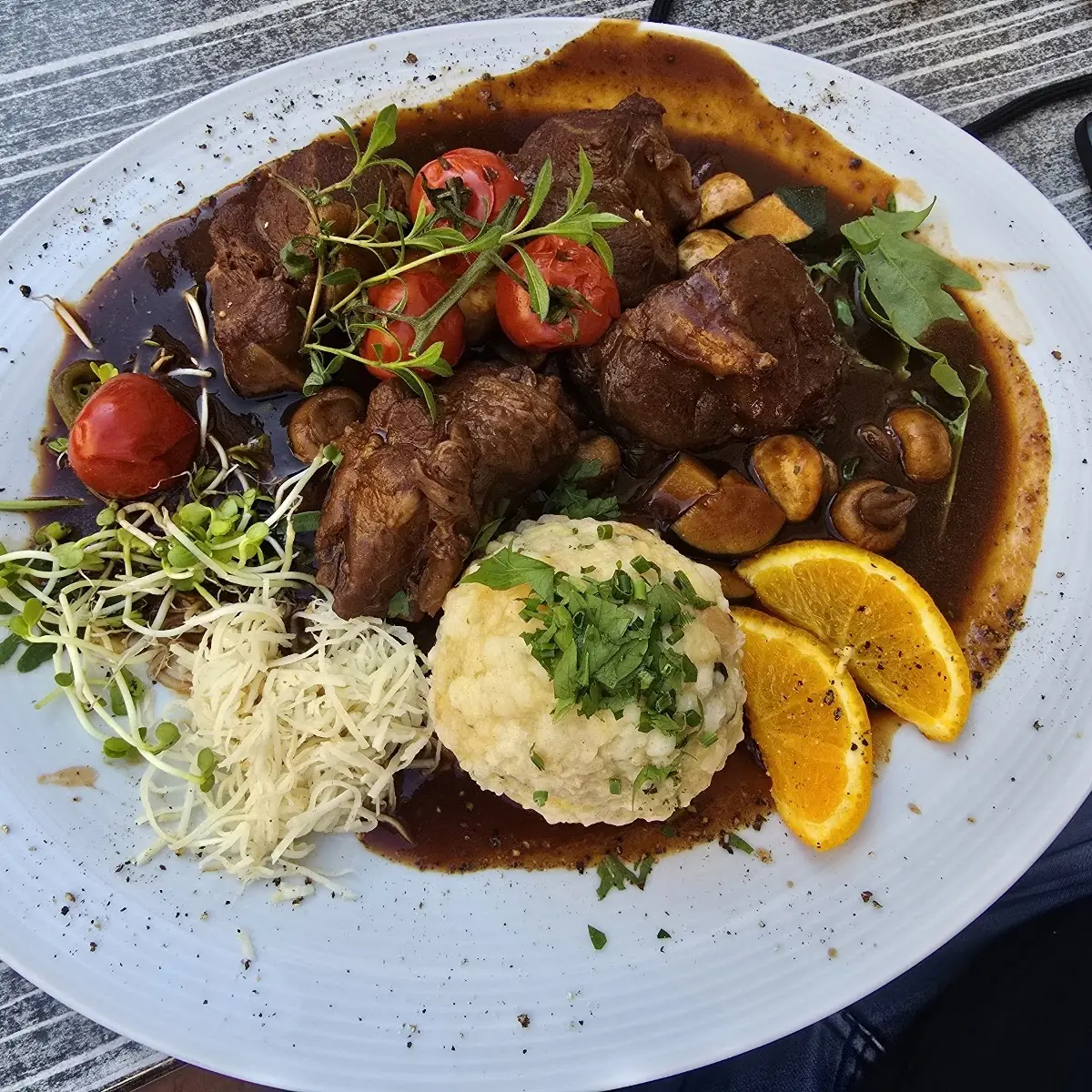 Veal-goulash With Herbal Spätzle