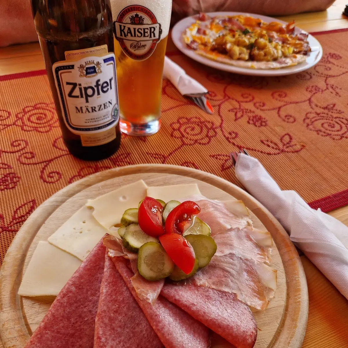 Wurst Käse Brot