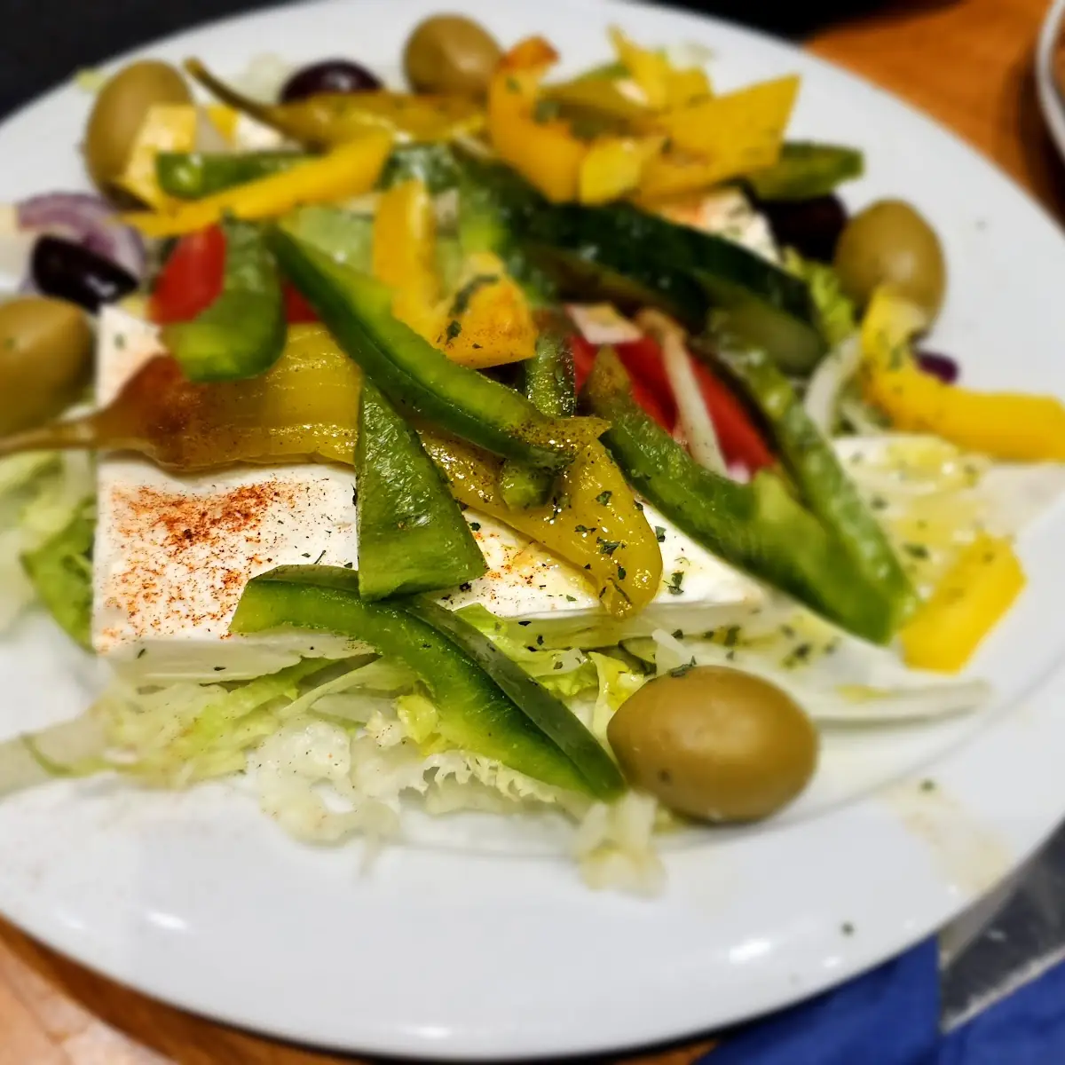 Vegetarischer Pita Teller