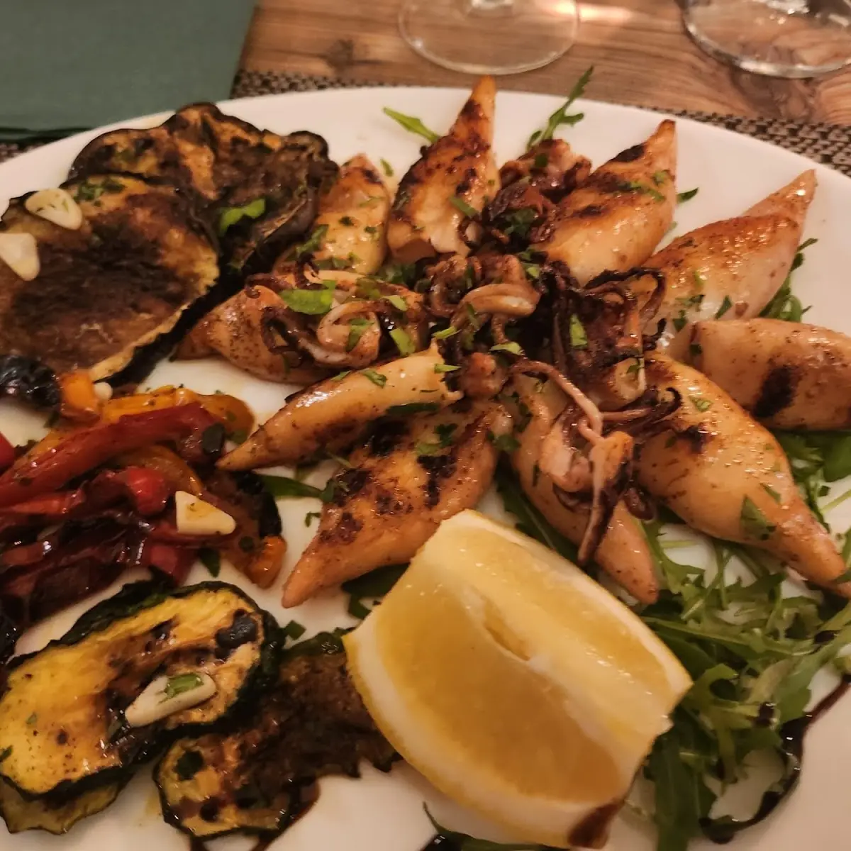 Gegrillter Tintenfisch