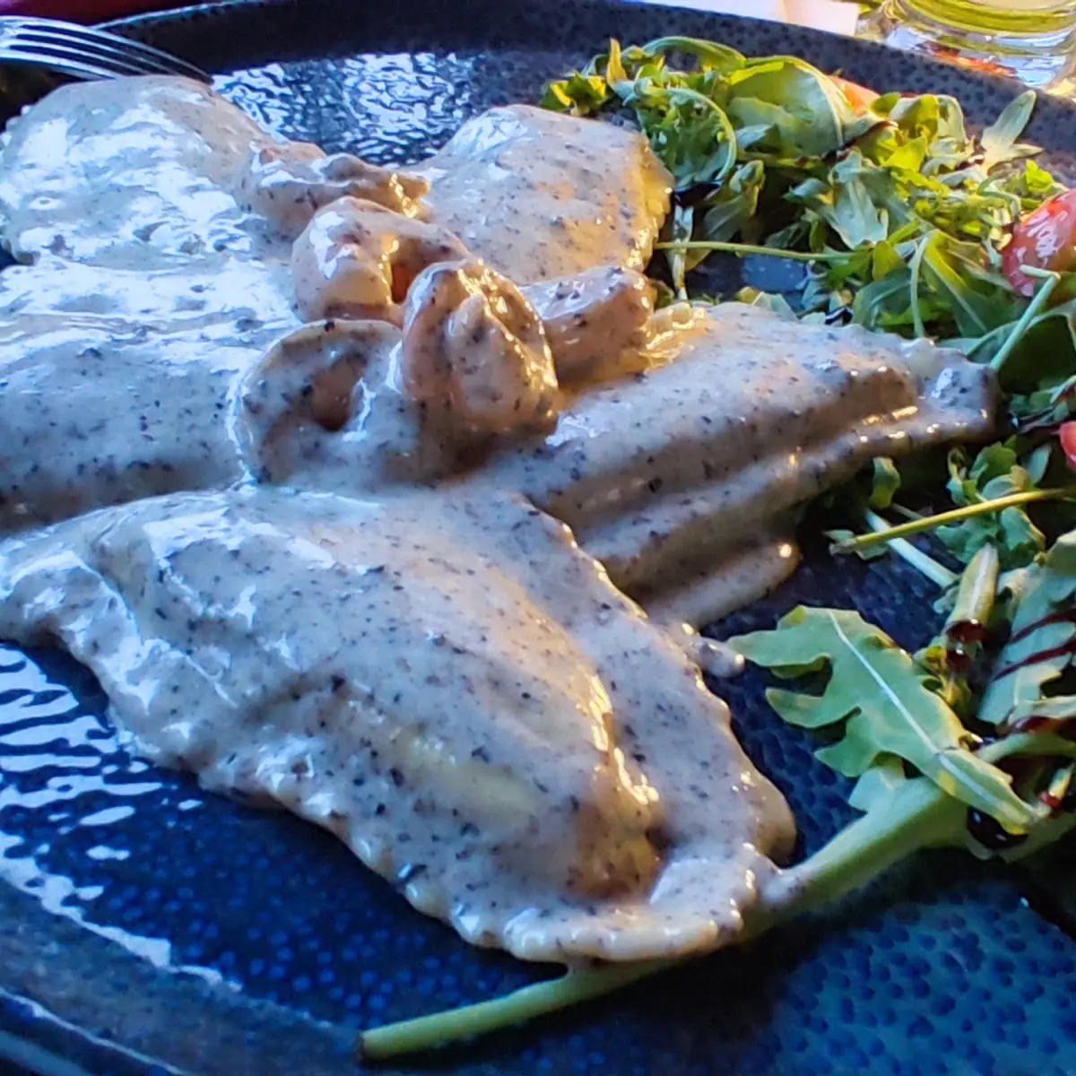 Ravioli Die Tatufo Gamberi E Rucola
