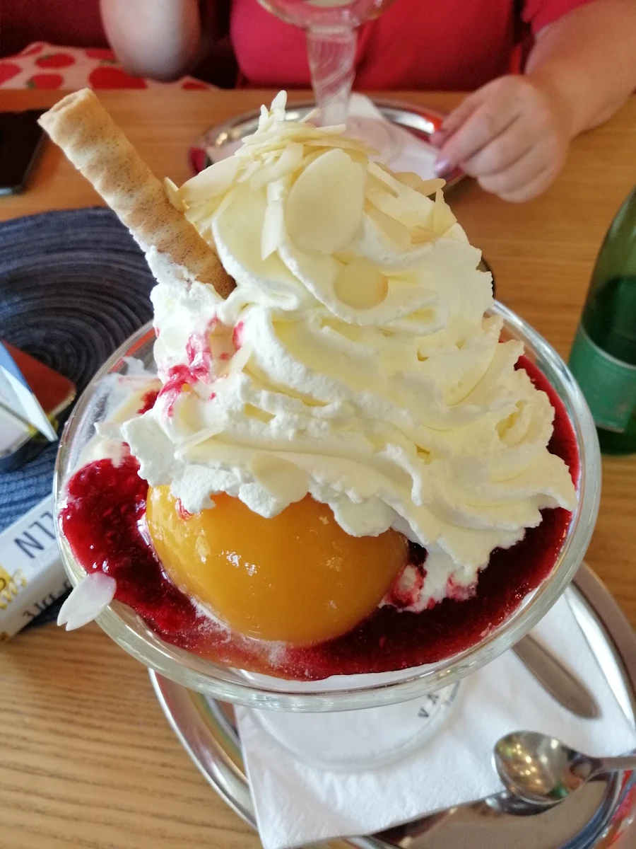 Pfirsich Melba