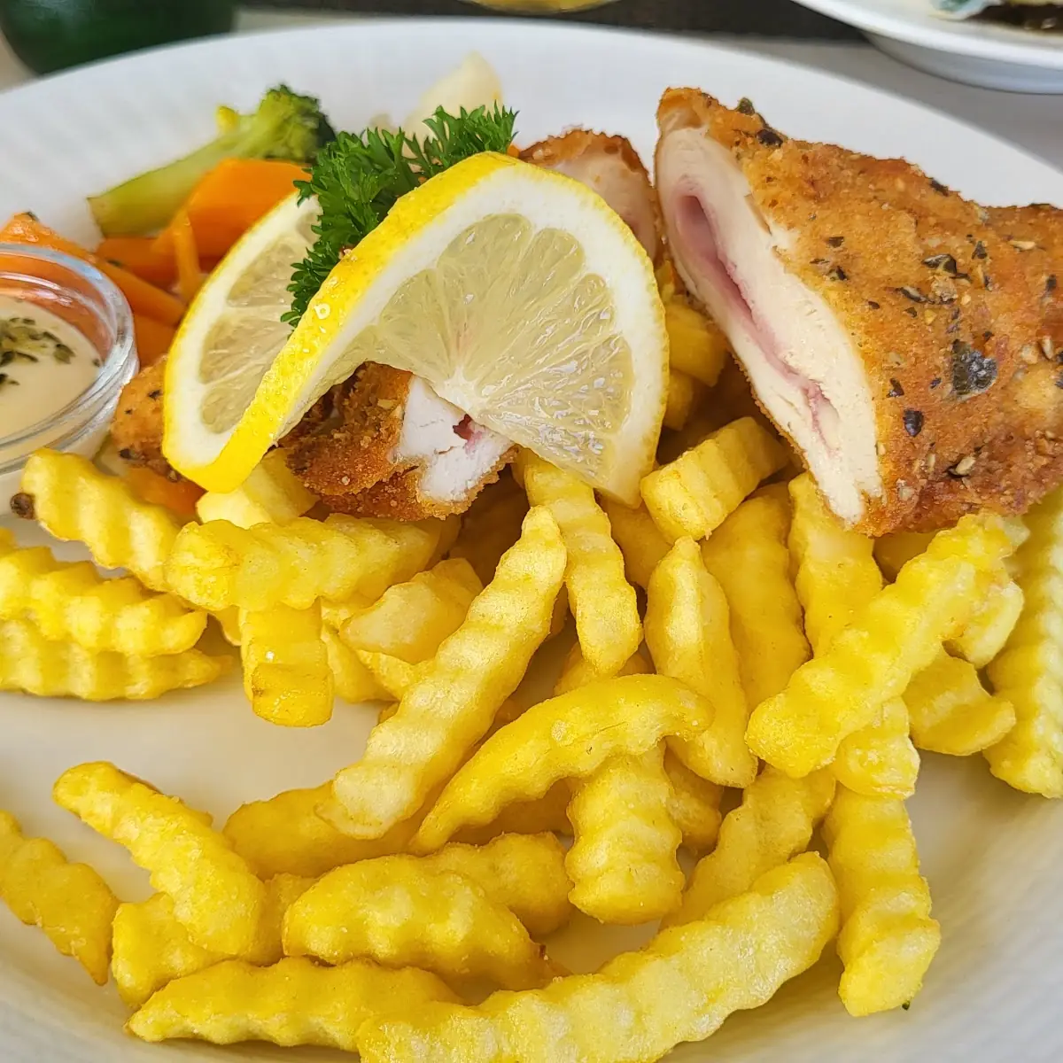 Steirisches Hühner Cordon Bleu