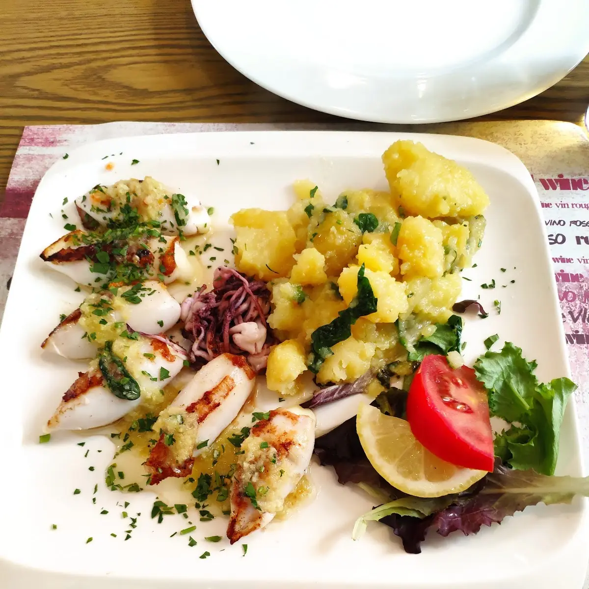 Gegrillte Calamari