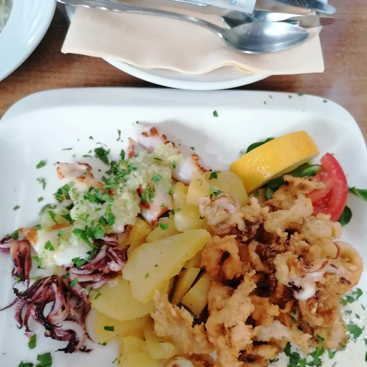 Gemischte Calamari