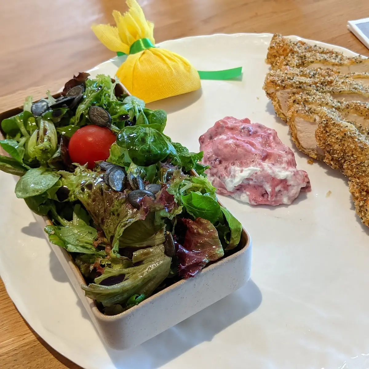 Salat Mit Backhendl