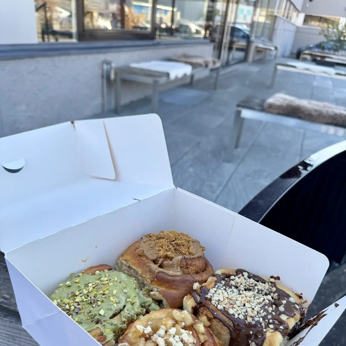 Pistazien Lotus Apple Crumble Und Schoko Haselnuss Cinnamon Roll