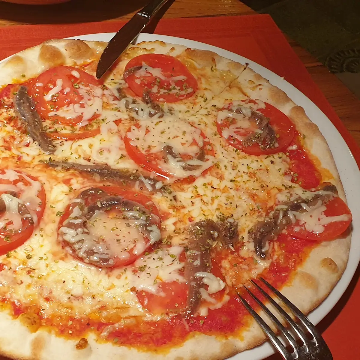 Pizza Sardellen