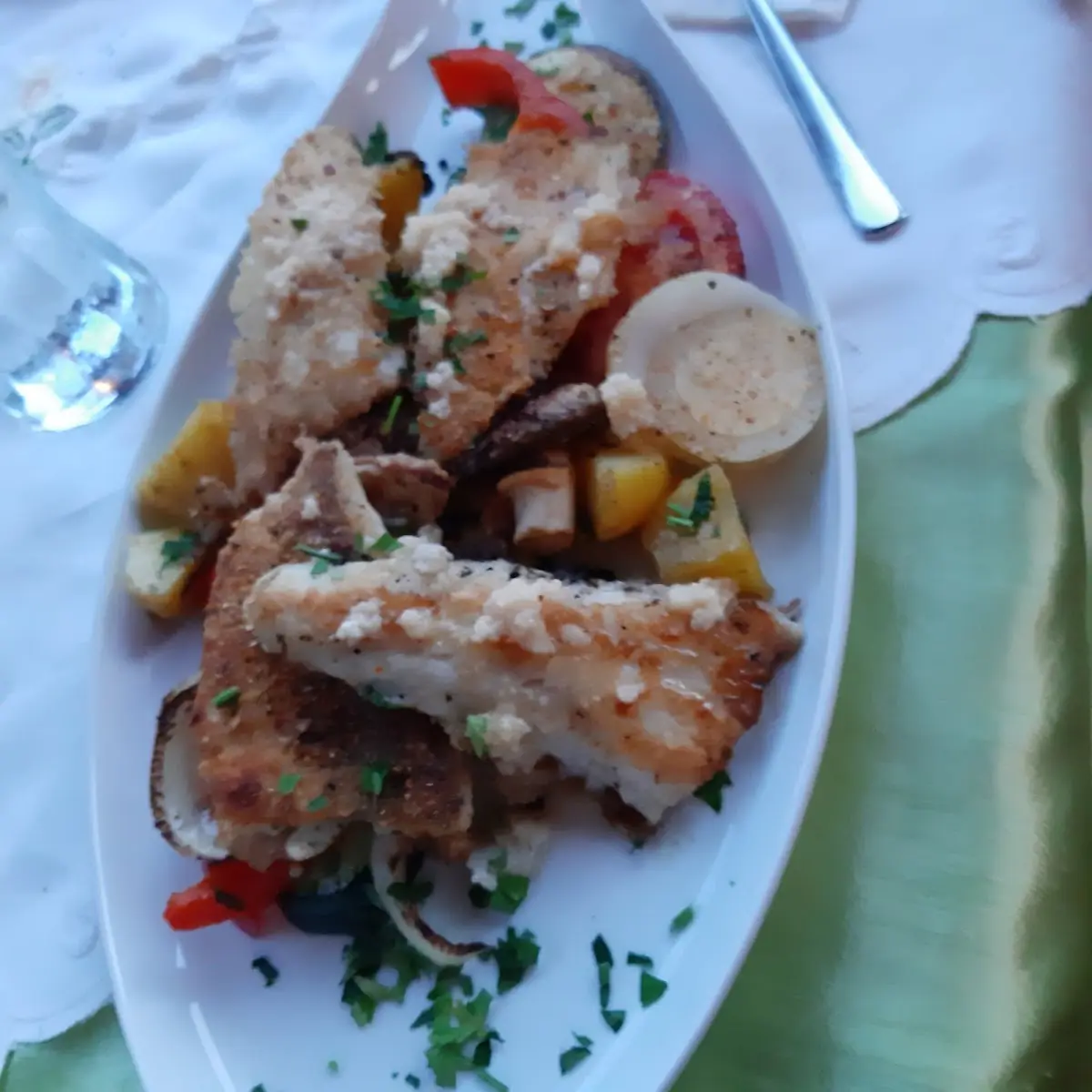 Gebratener Zander Mit Grillgemüse