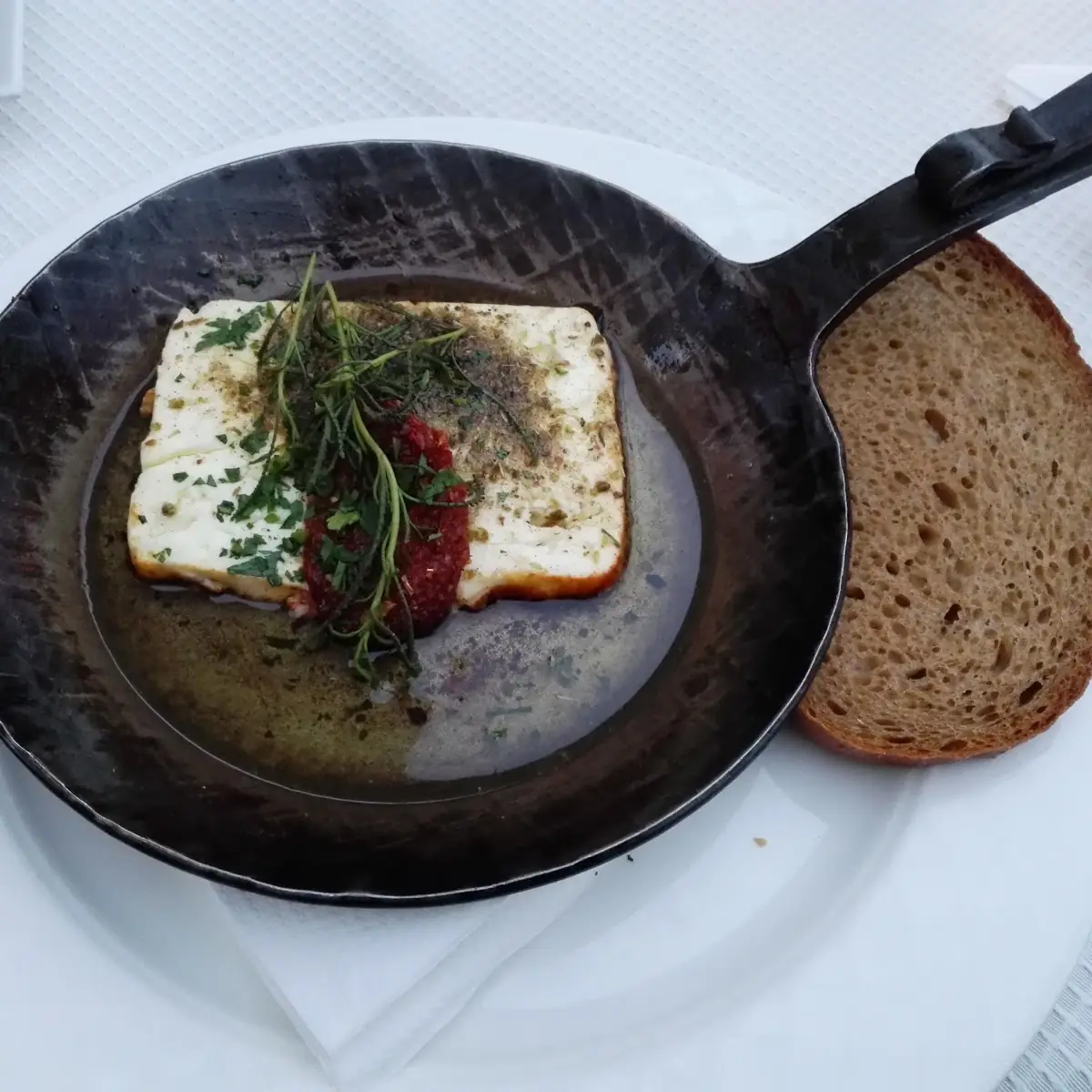 Gegrillter Feta