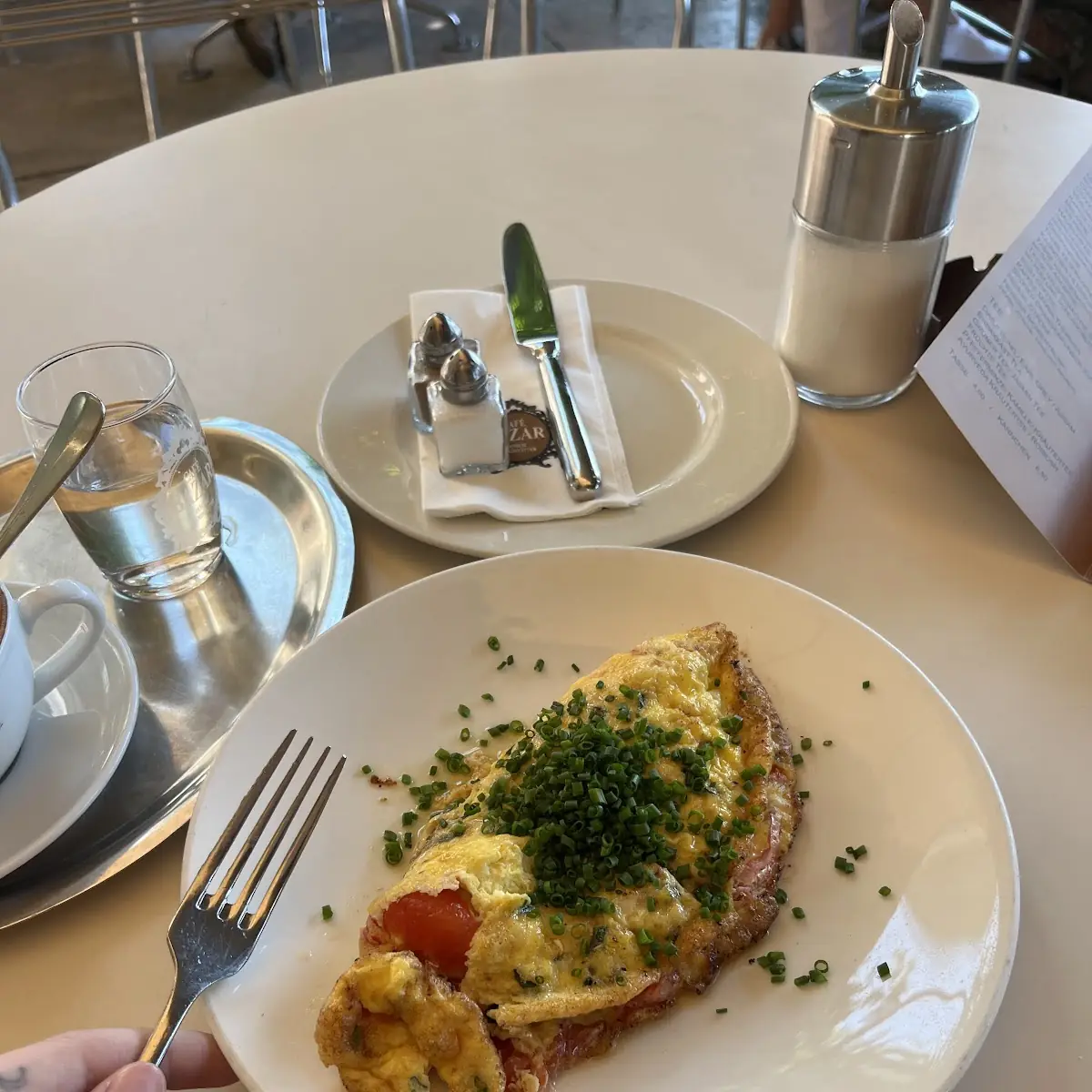 Omelette with Buffalo Mozzarella