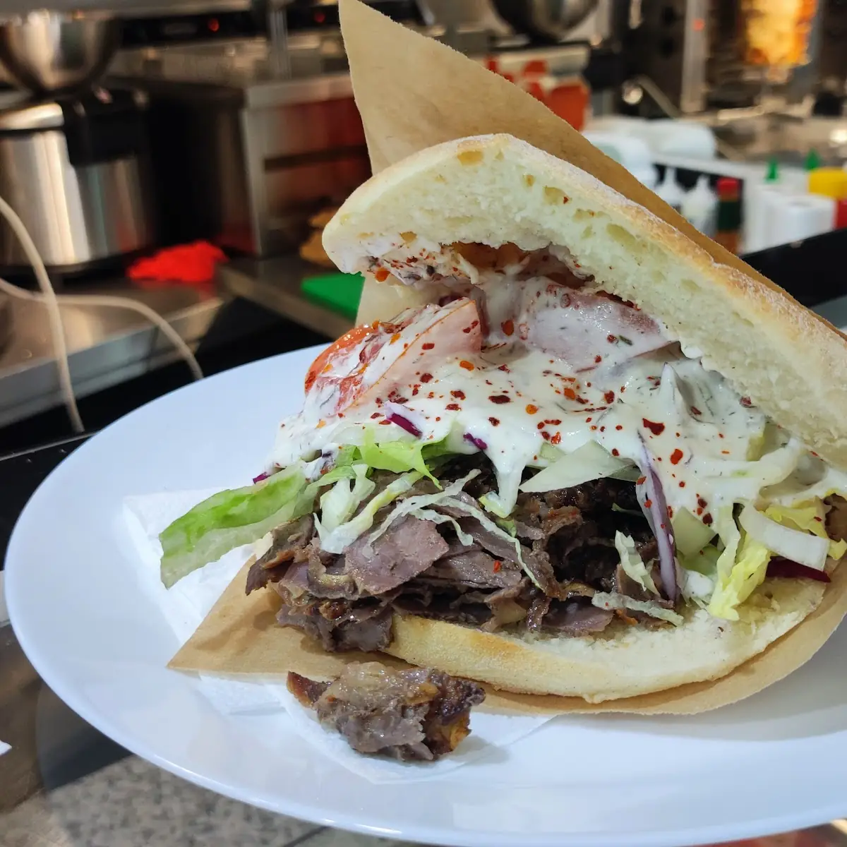 Kebab-sandwich
