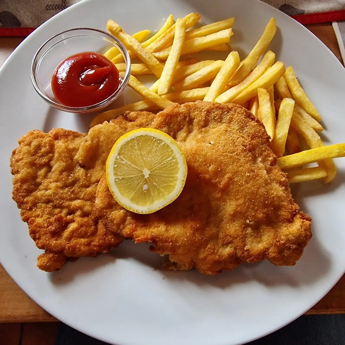 Kids Wiener Schnitzel With Fries