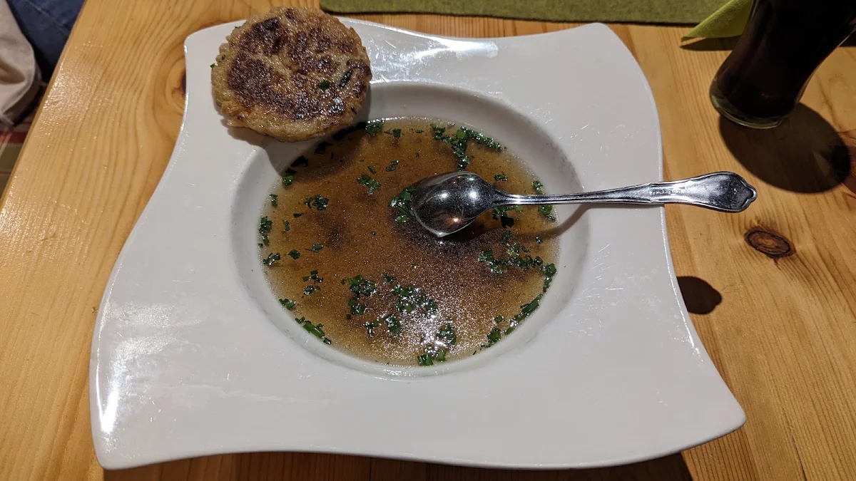 Kaspressknödelsuppe, Waldschenke Ramsau