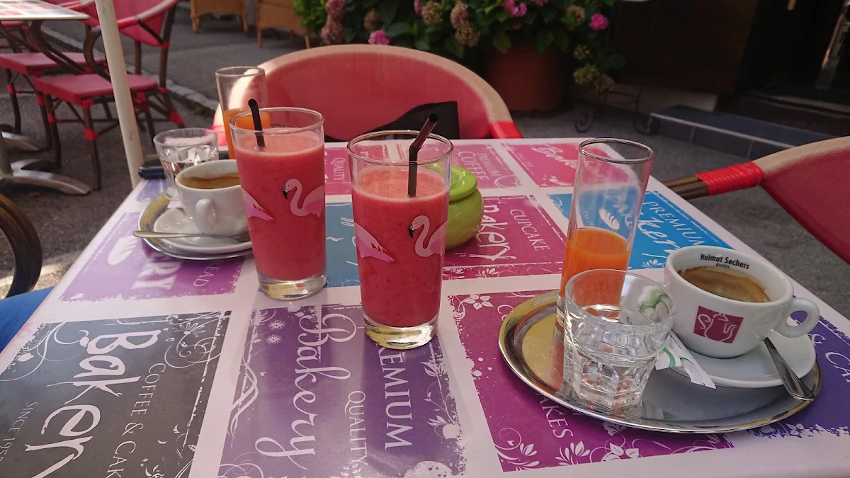 Pink Dream Smoothie Café Und Apfel-karotten Saft