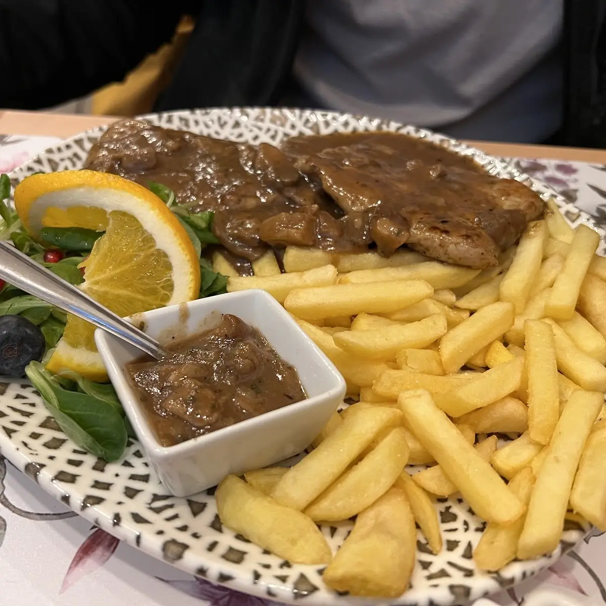 Pork Schnitzel Funghi Porcini