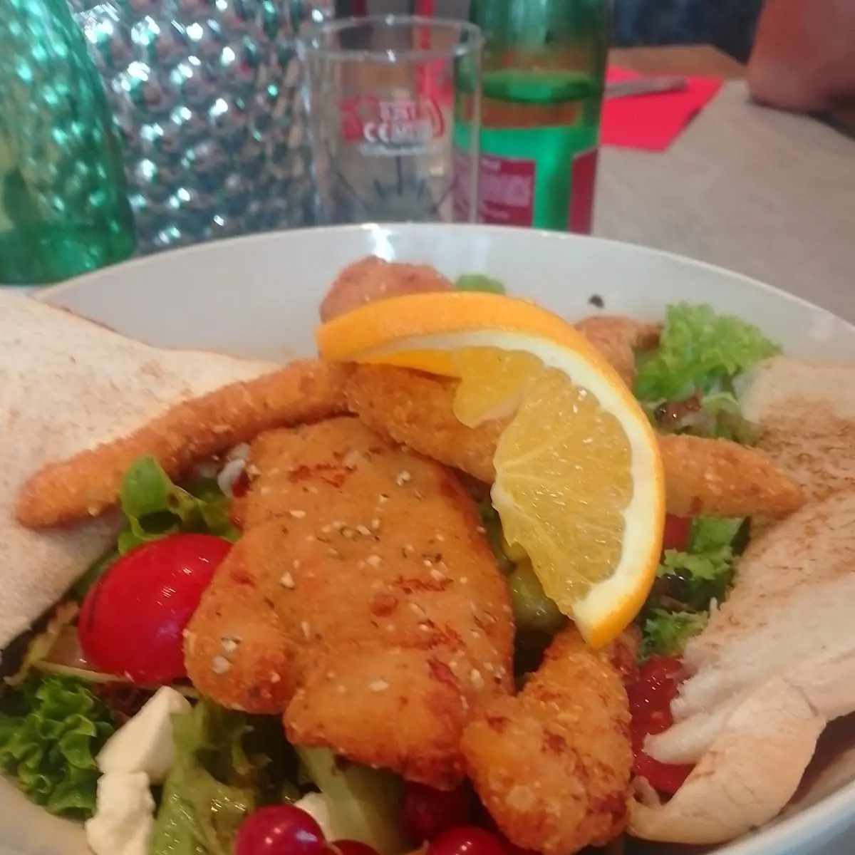 Salatteller Chicken