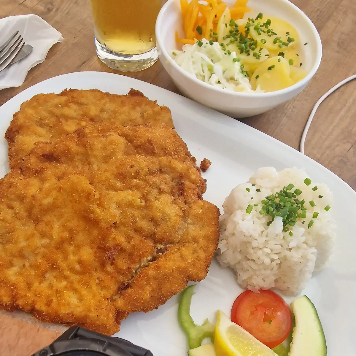 Schnitzel Vom Hirsch Mit Kartoffeln