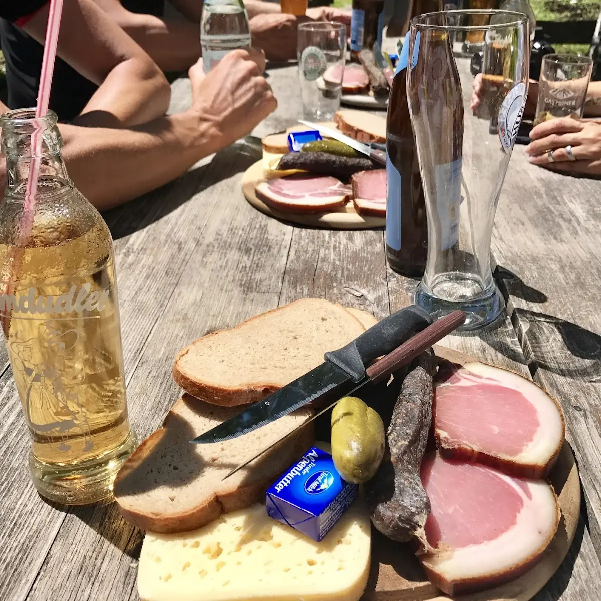 Handgemachte Bio Brotzeitplatte