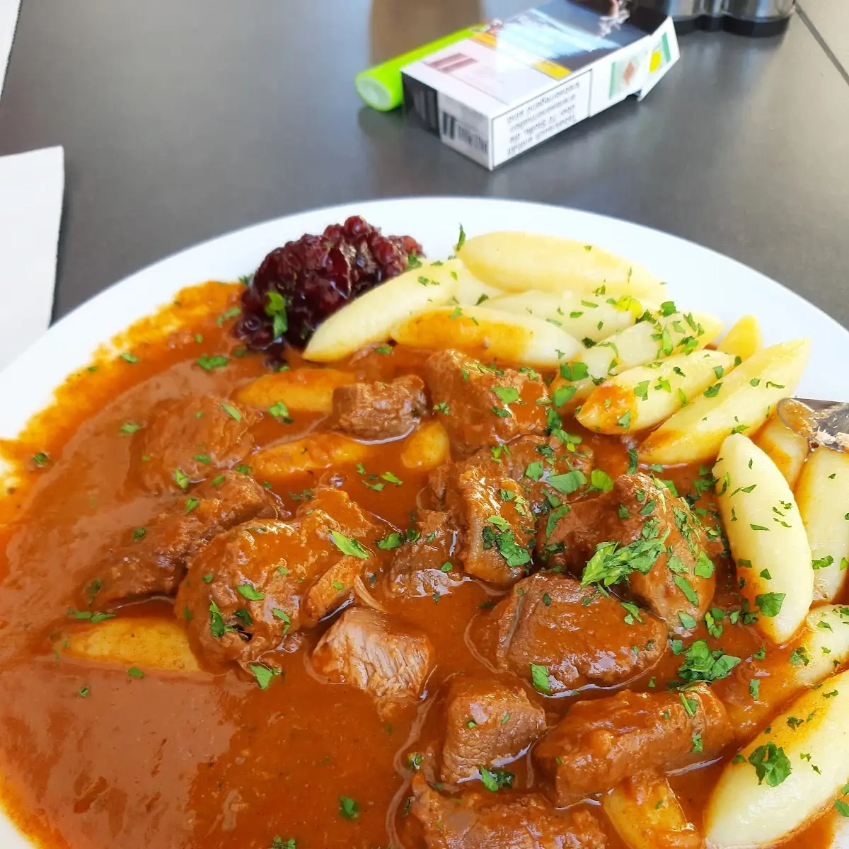 Wildschwein Gulasch