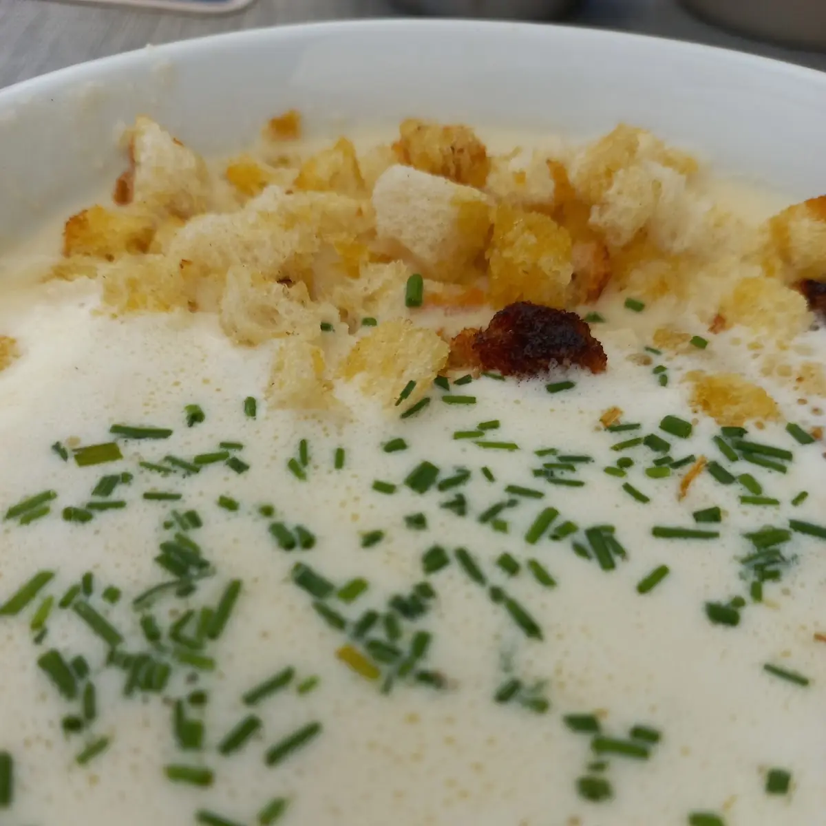 Knoblauchcremesuppe