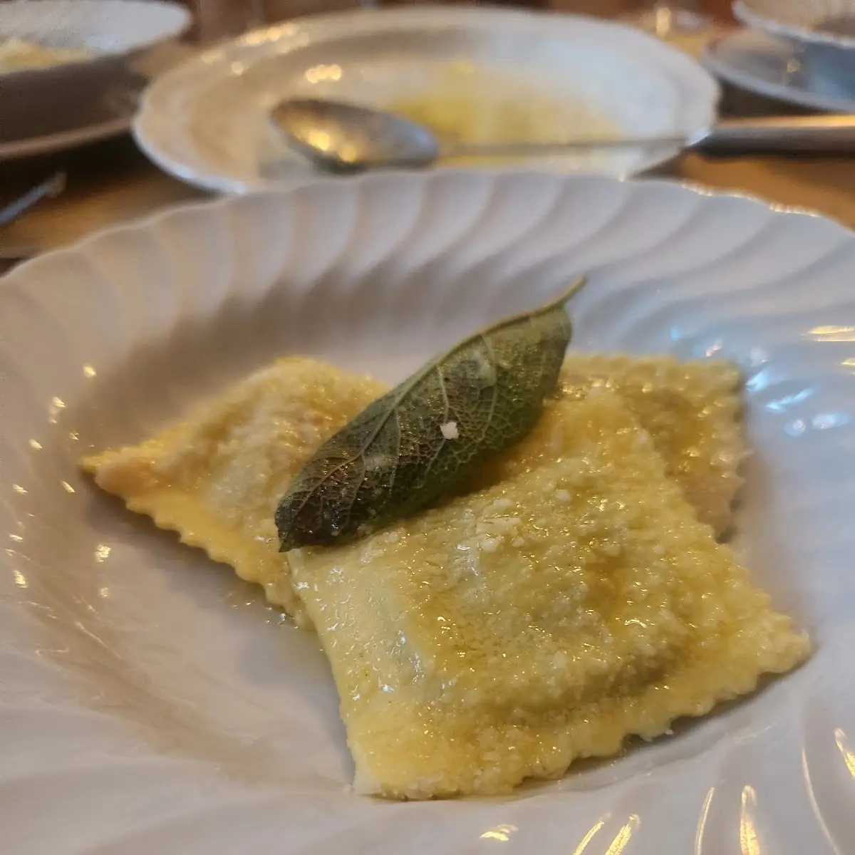 Ricotta and Spinach Ravioli with Browned Butter