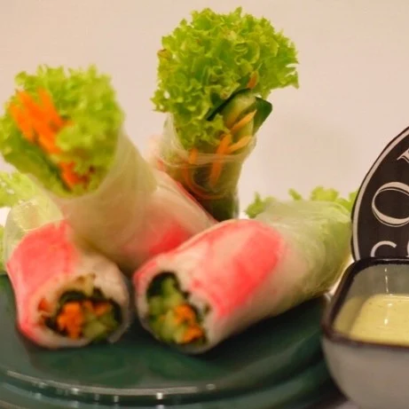 Crab Stick Roll Mit Hausgemachte Sauce