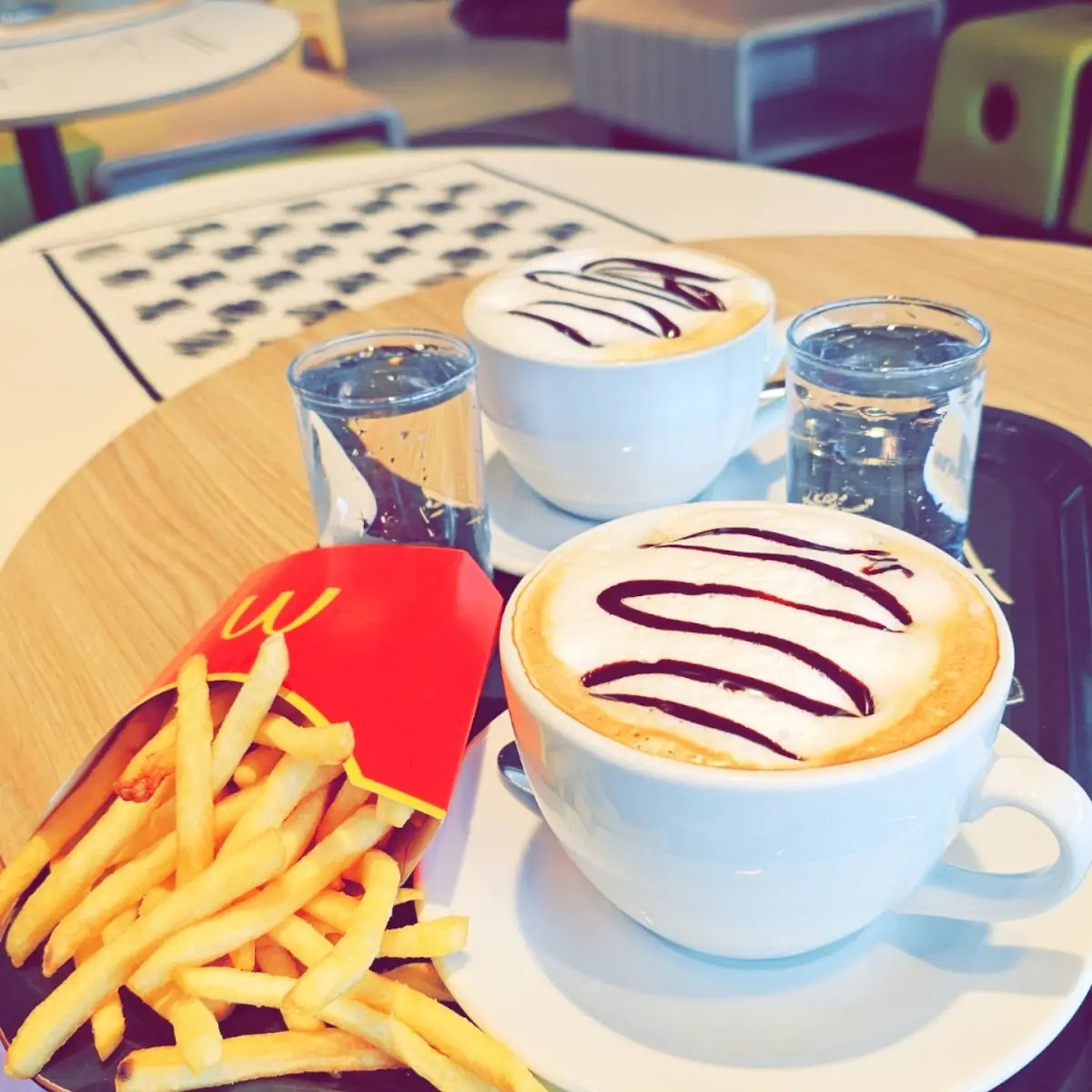 Fries and Coffee