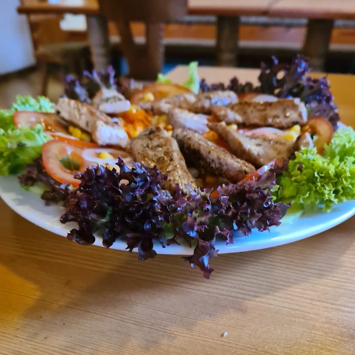 Salat Mit Pute