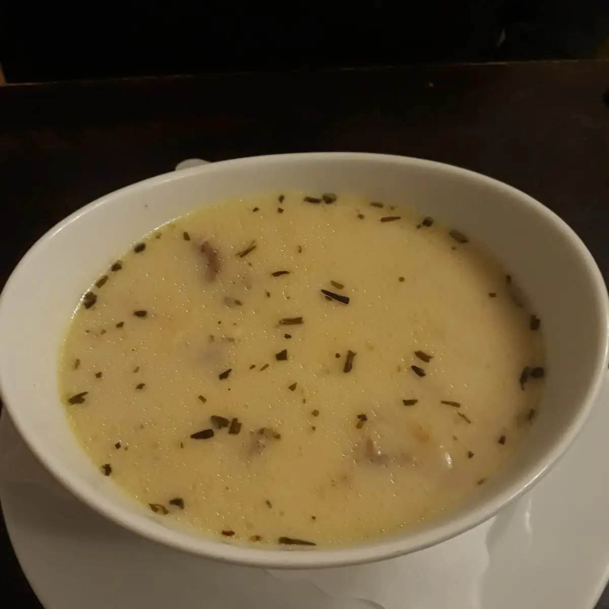 Gebundene Hühnersuppe Mit Gemüse