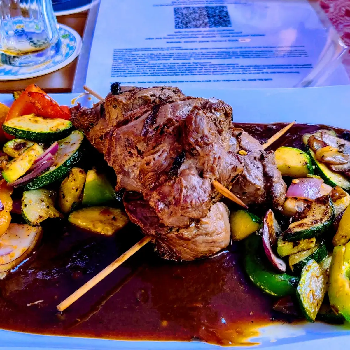 Maibock Mit Kroketten In Pfeffersauce