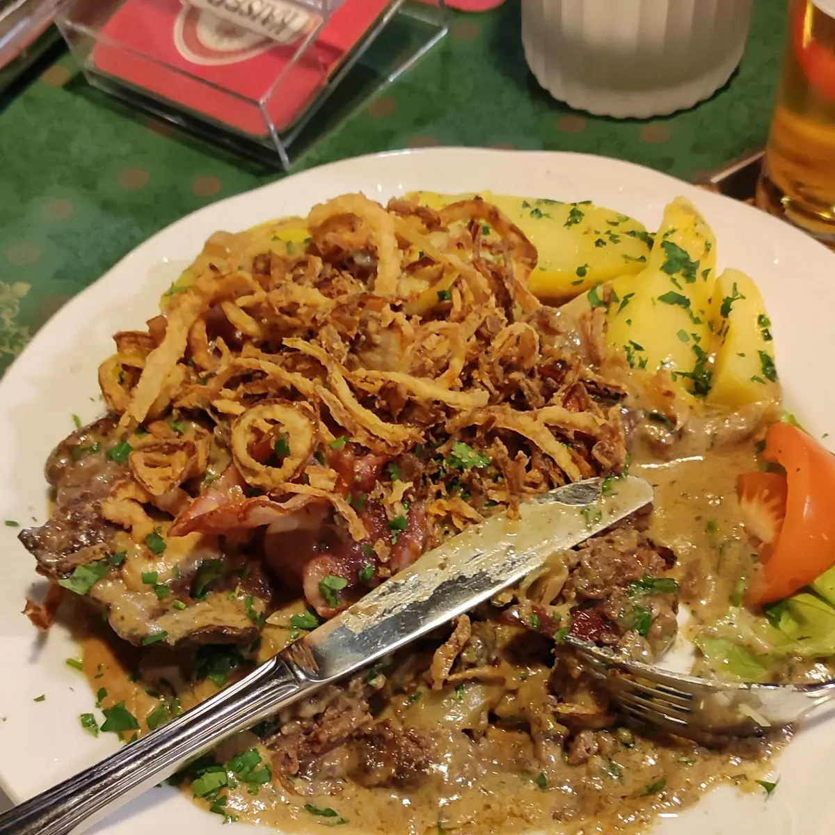 Zwiebelrostbraten