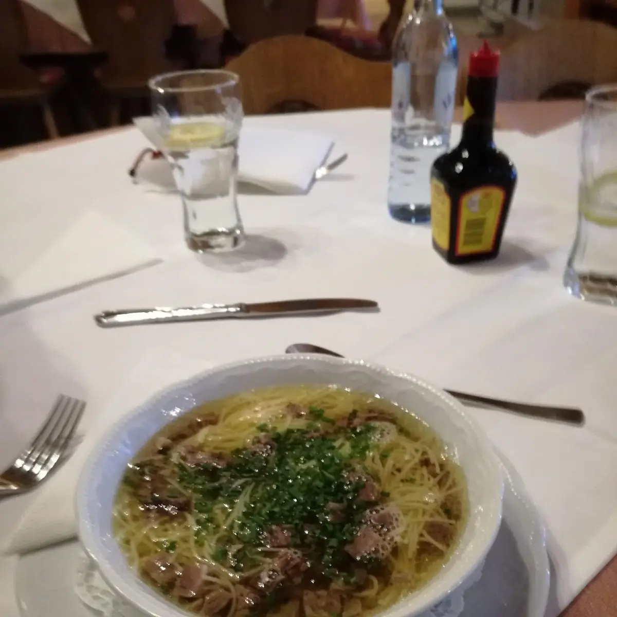 Suppe Rindfleisch Nudel