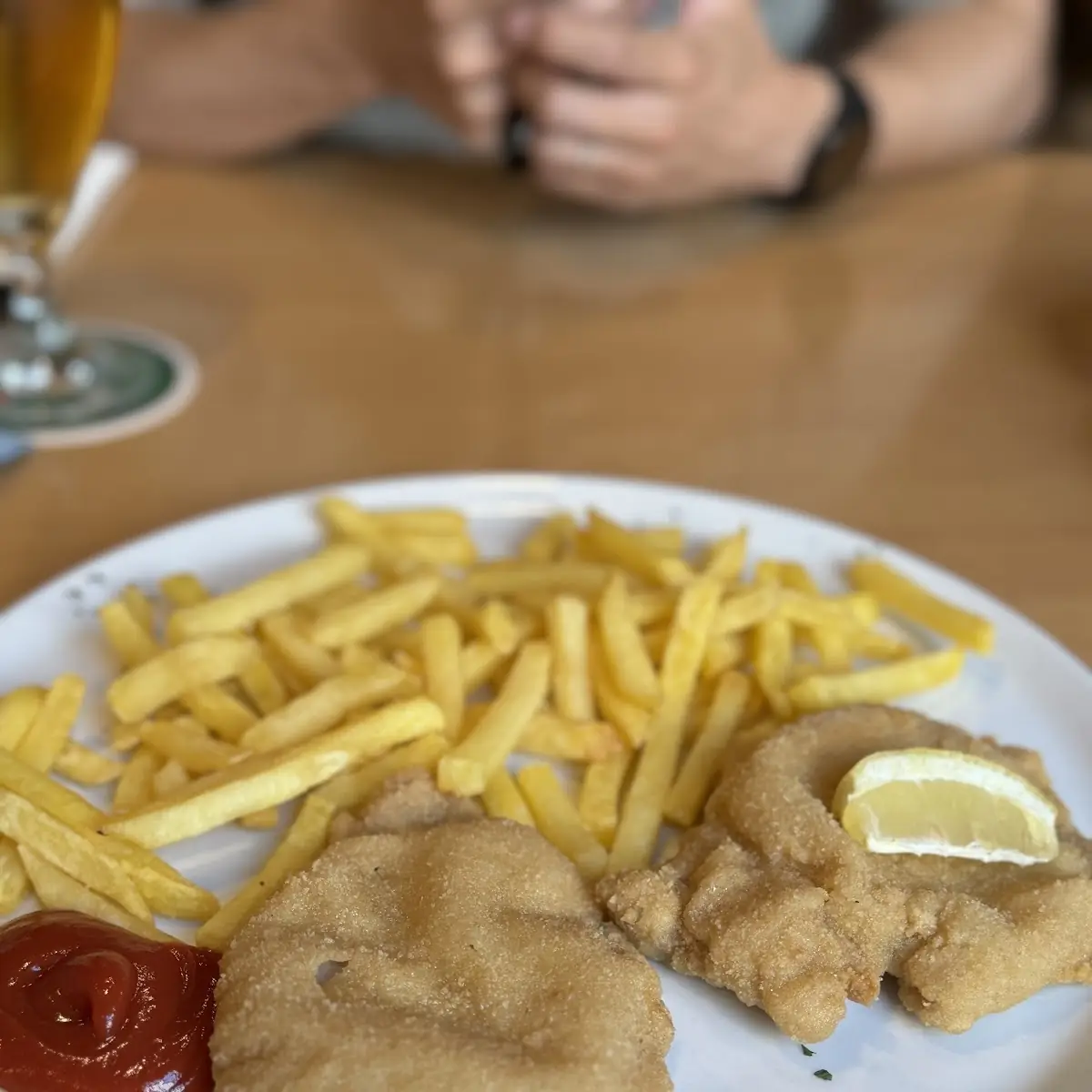 Gefülltes Schnitzel Mit Speck Und Zwiebel