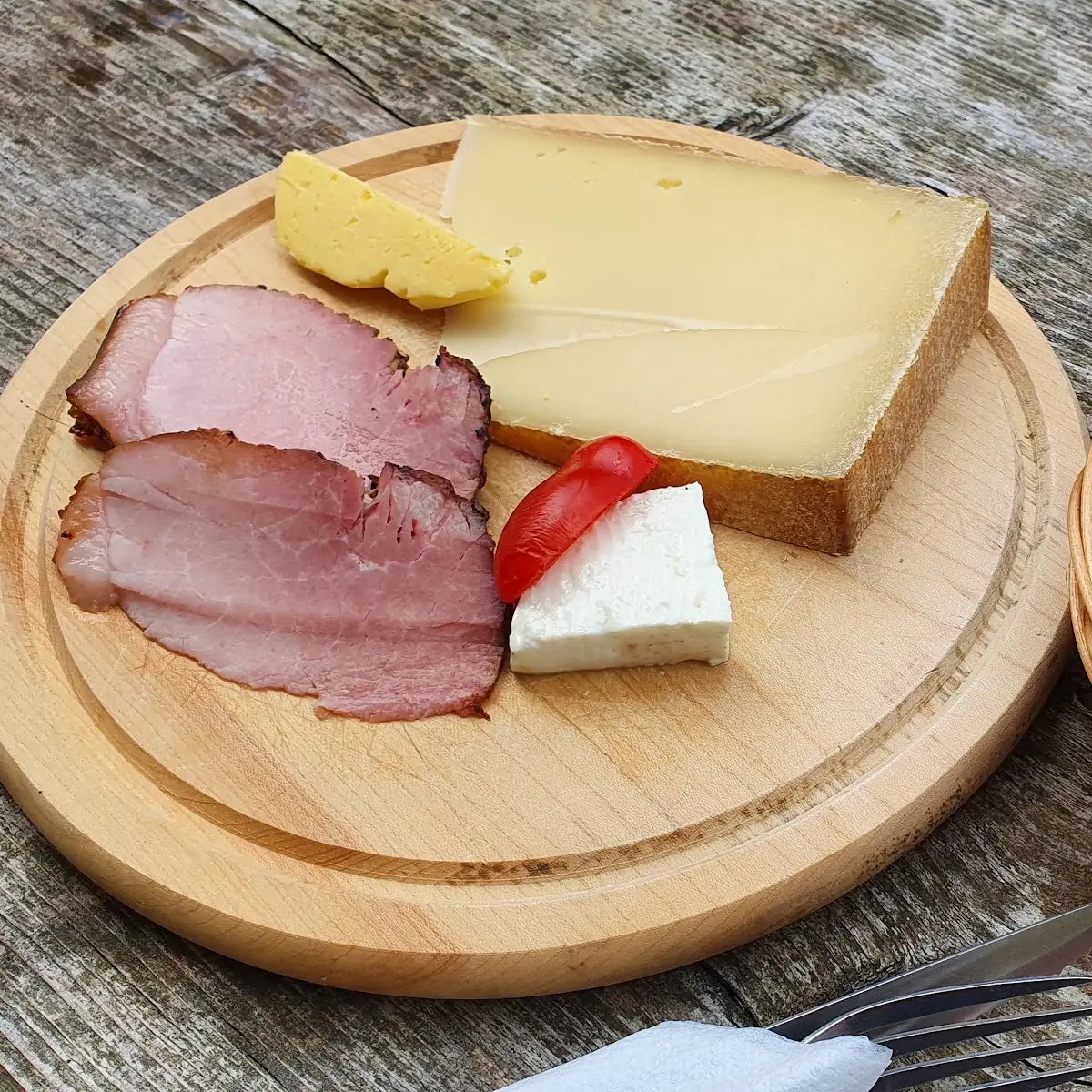 Geräucherter Schinken Platte