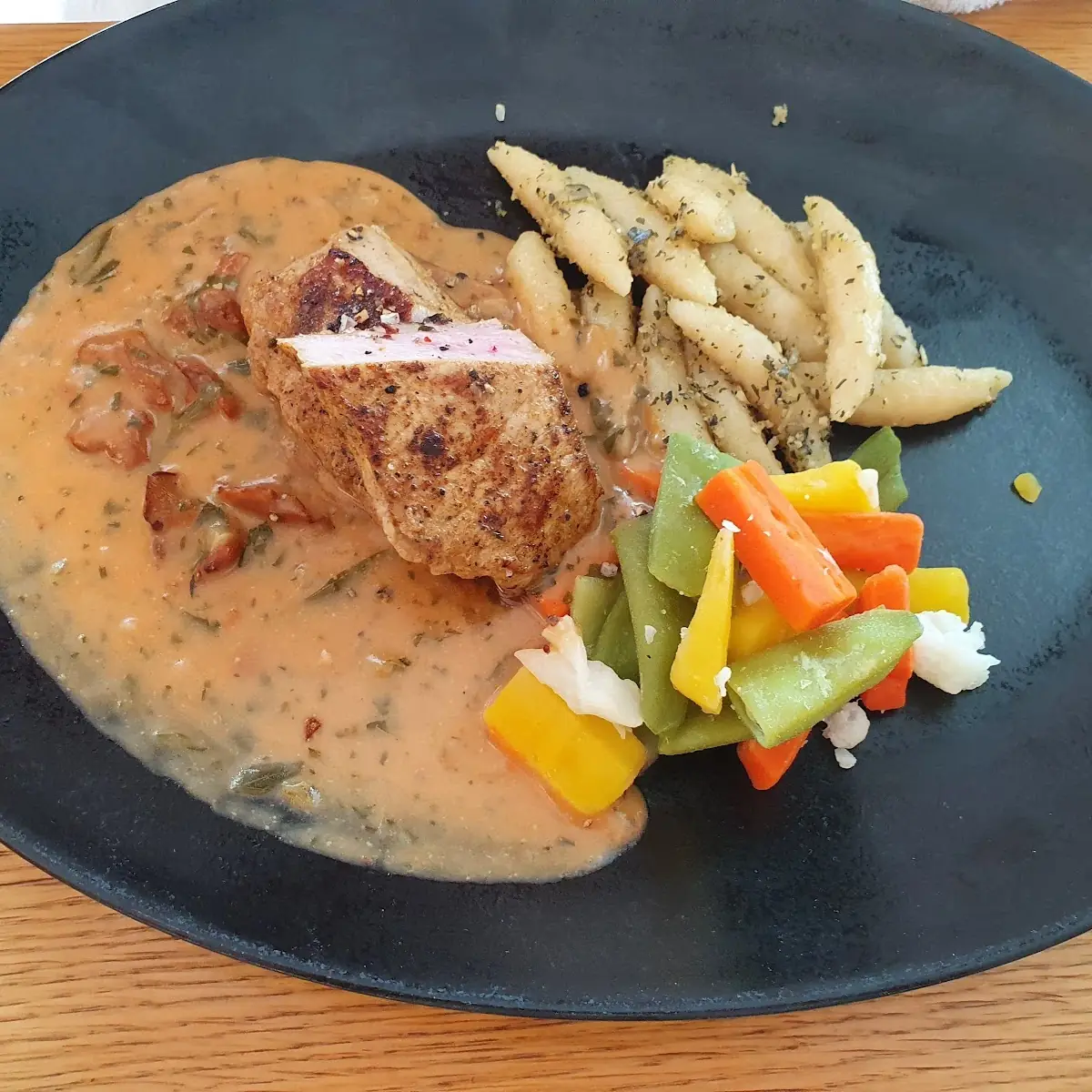 Schweinerückensteak