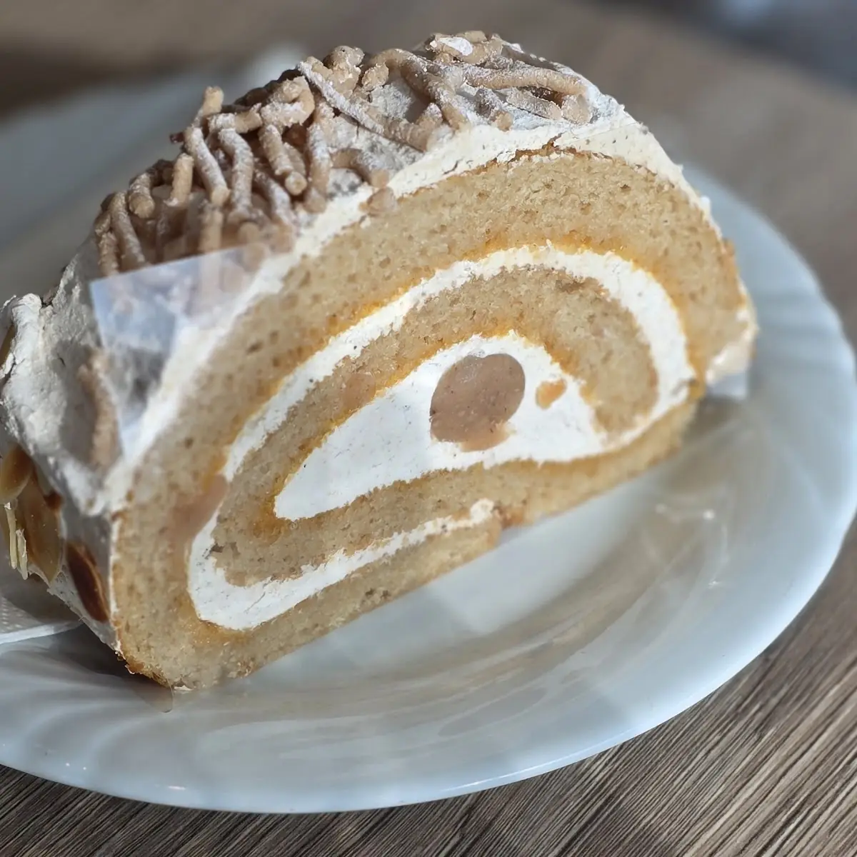 Vegane Maroni-roulade