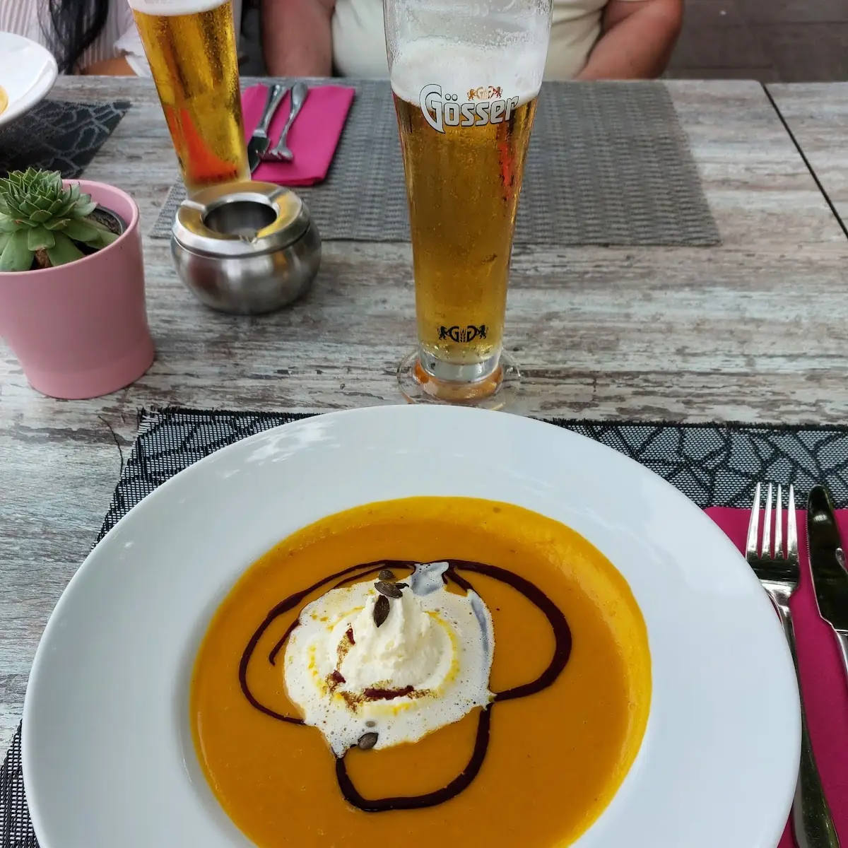Kürbiscremesuppe