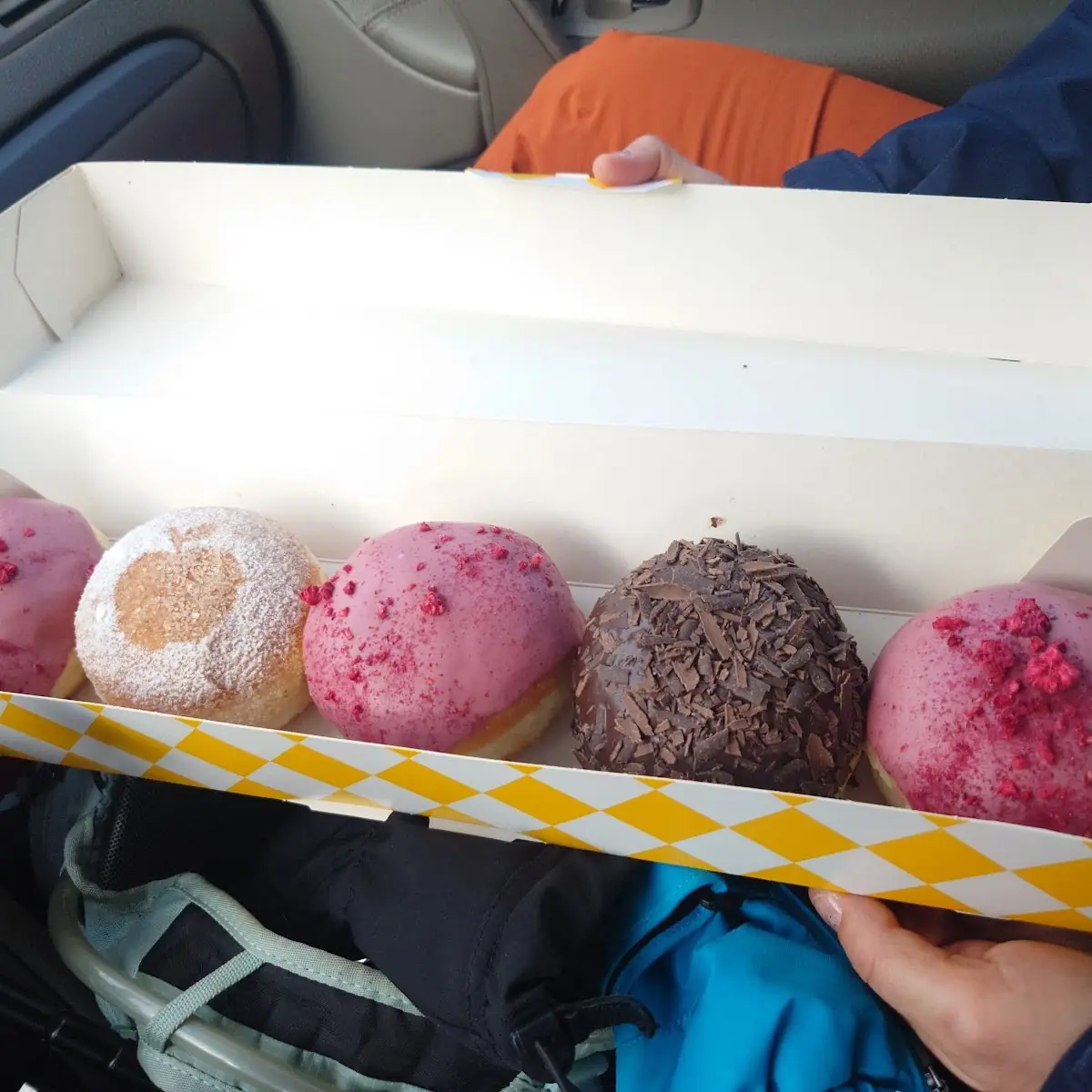 Krapfen Schoko Himbeer Bratapfel