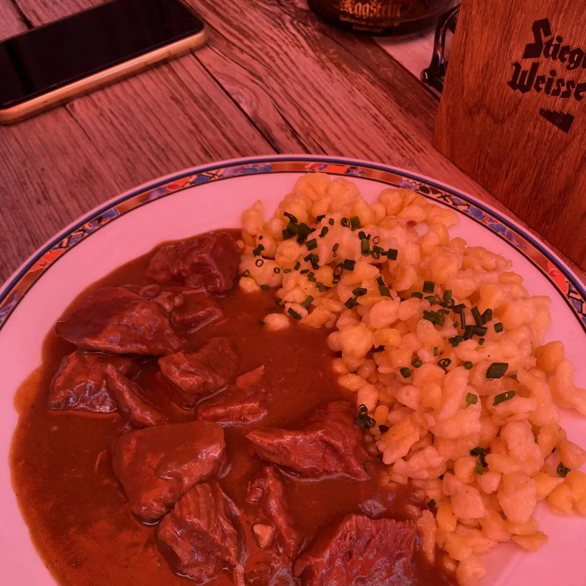 Gulasch Spätzle