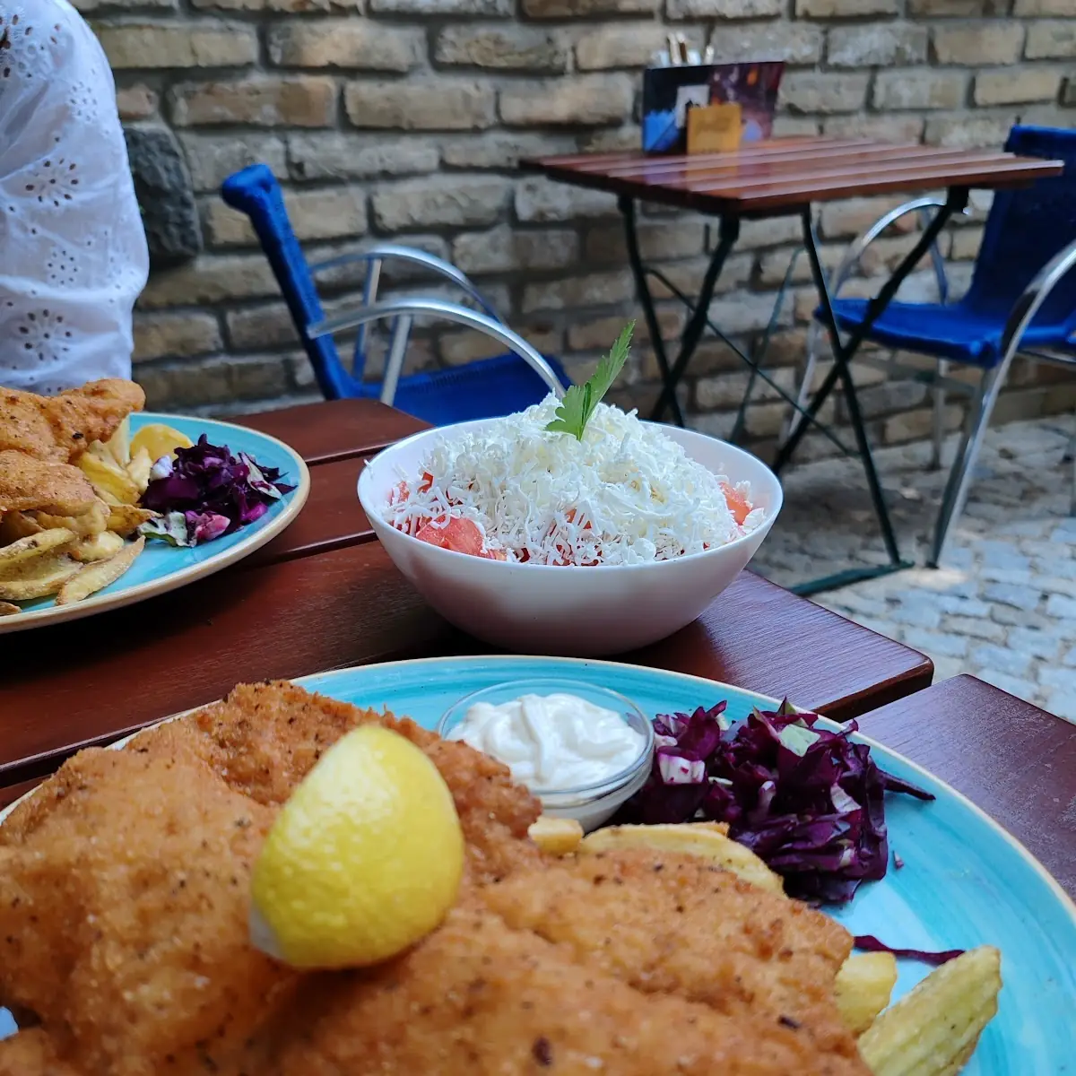 Chicken Schnitzel With Fries